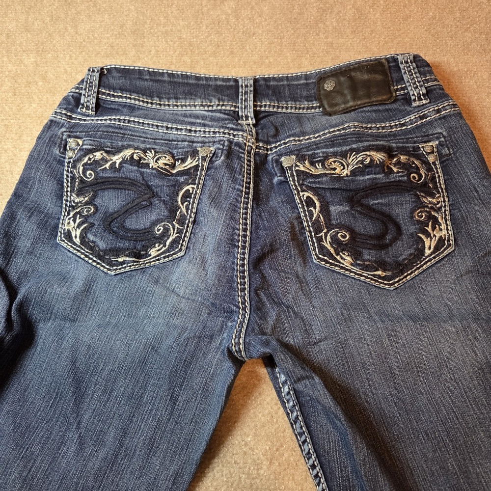 Silver Suki Skinny Jeans Women's Size 30x31 Denim Y2K